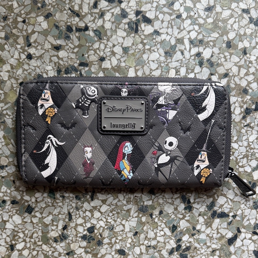 Loungefly Disney The Nightmare Before Christmas Quilted Long Wallet